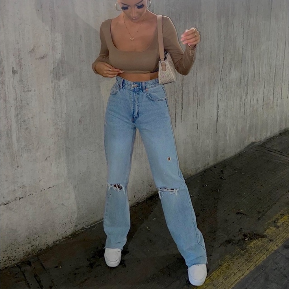 Zara wide leg jeans